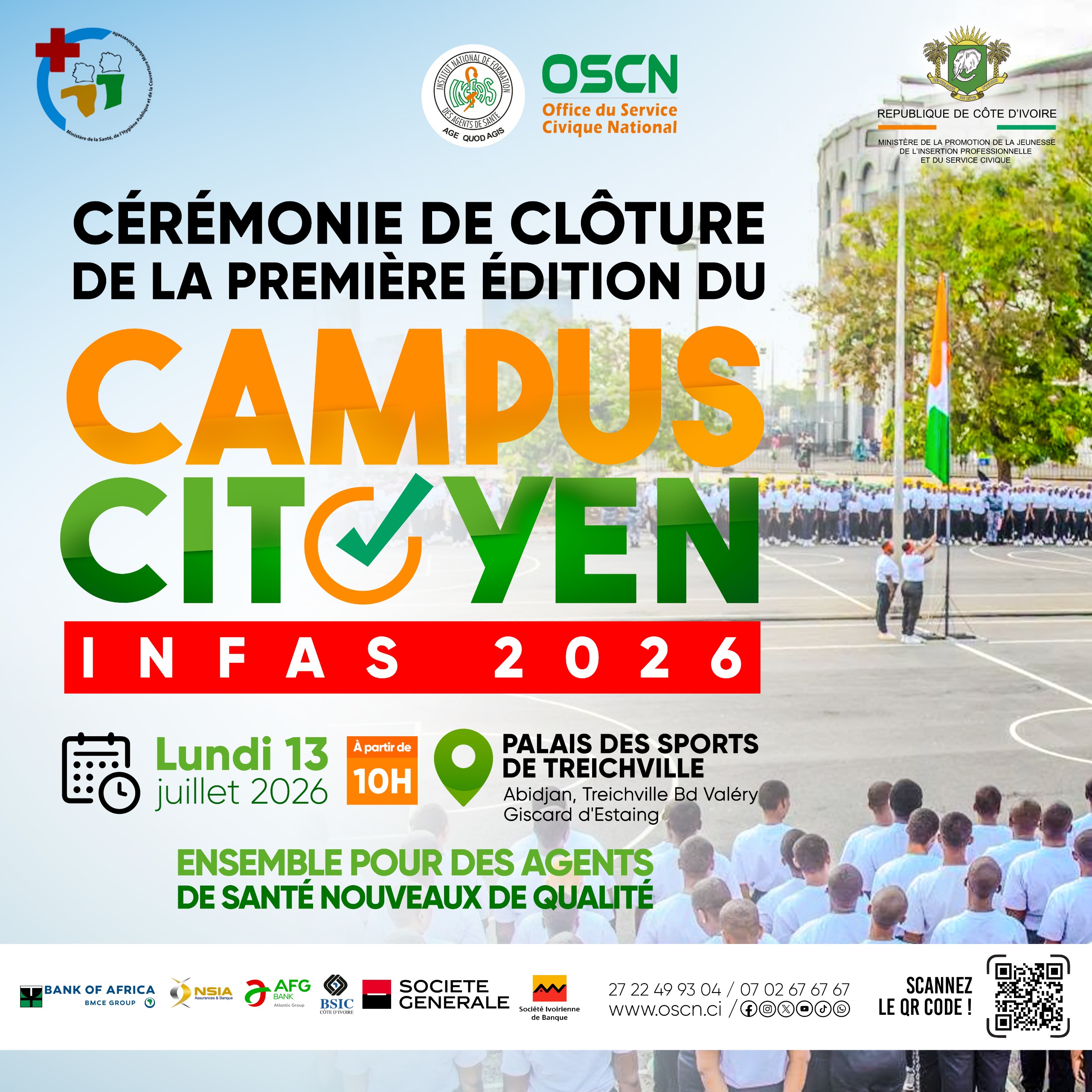 Cérémonie de clôture de la première édition du CAMPUS CITOYEN INFAS 2026