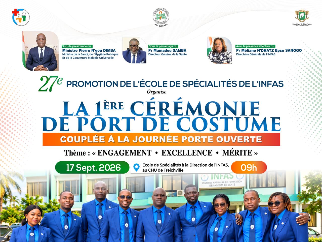 1ère Cérémonie de Port de Costume.